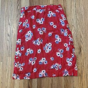 Madewell Button Midi Skirt Size 2